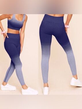 Earth Republic Women’s Ombre Blue Seamless Leggings